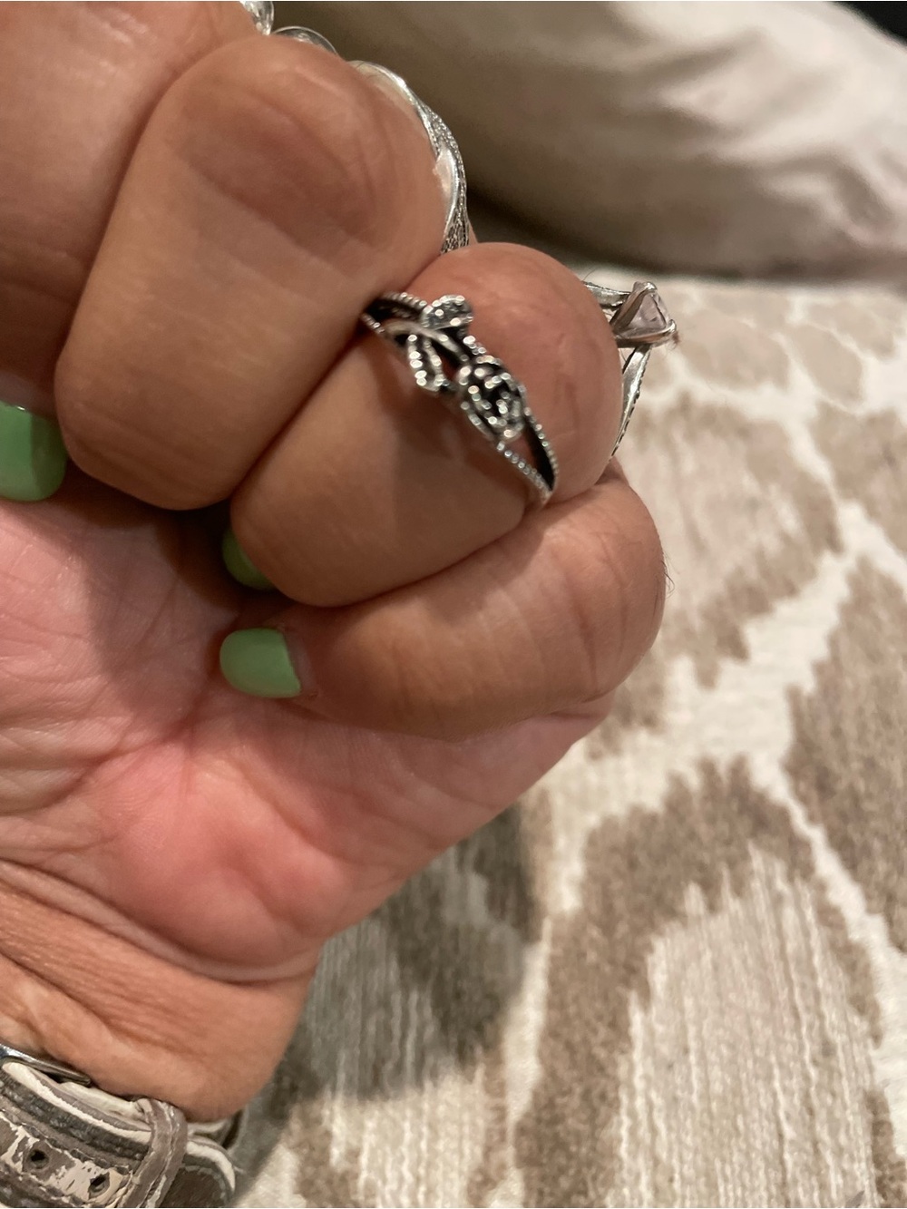 Silver Filigree Ring - Silver